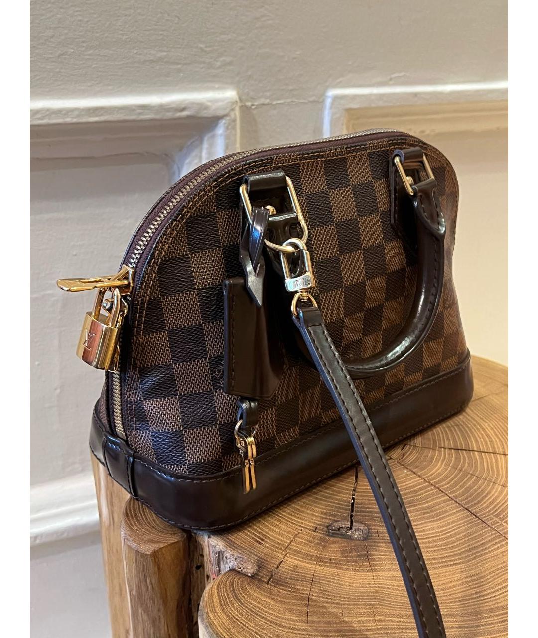 LOUIS VUITTON Коричневая сумка через плечо, фото 2
