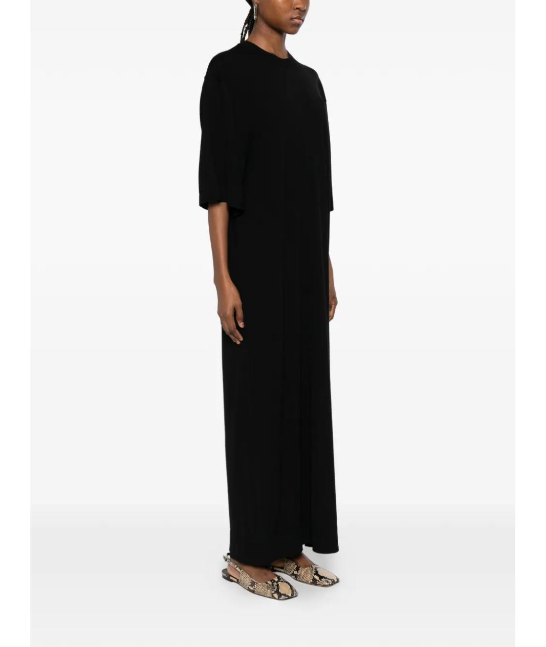TOTEME Черное шерстяное повседневное платье, фото 3