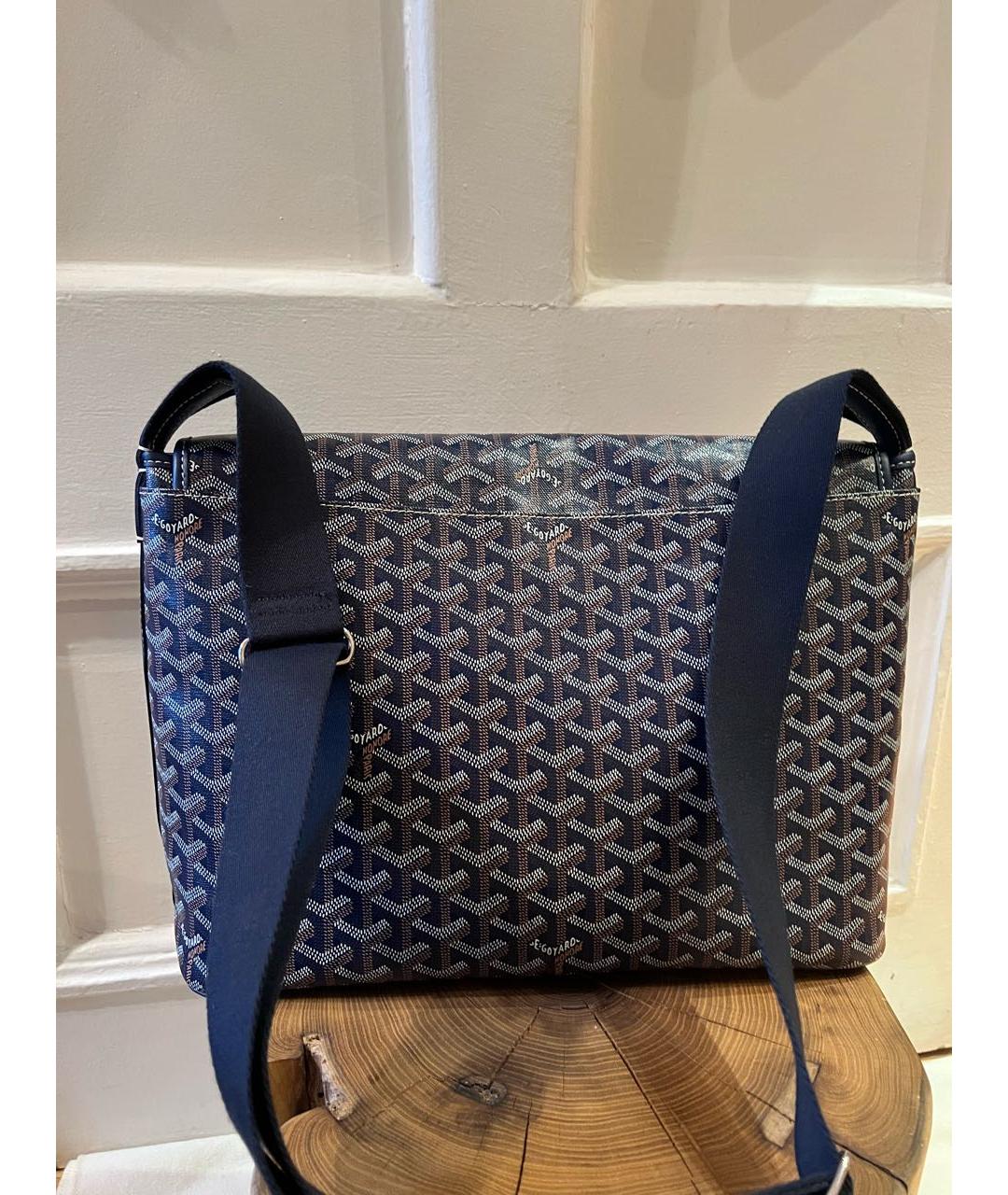 GOYARD Темно-синяя сумка на плечо, фото 3