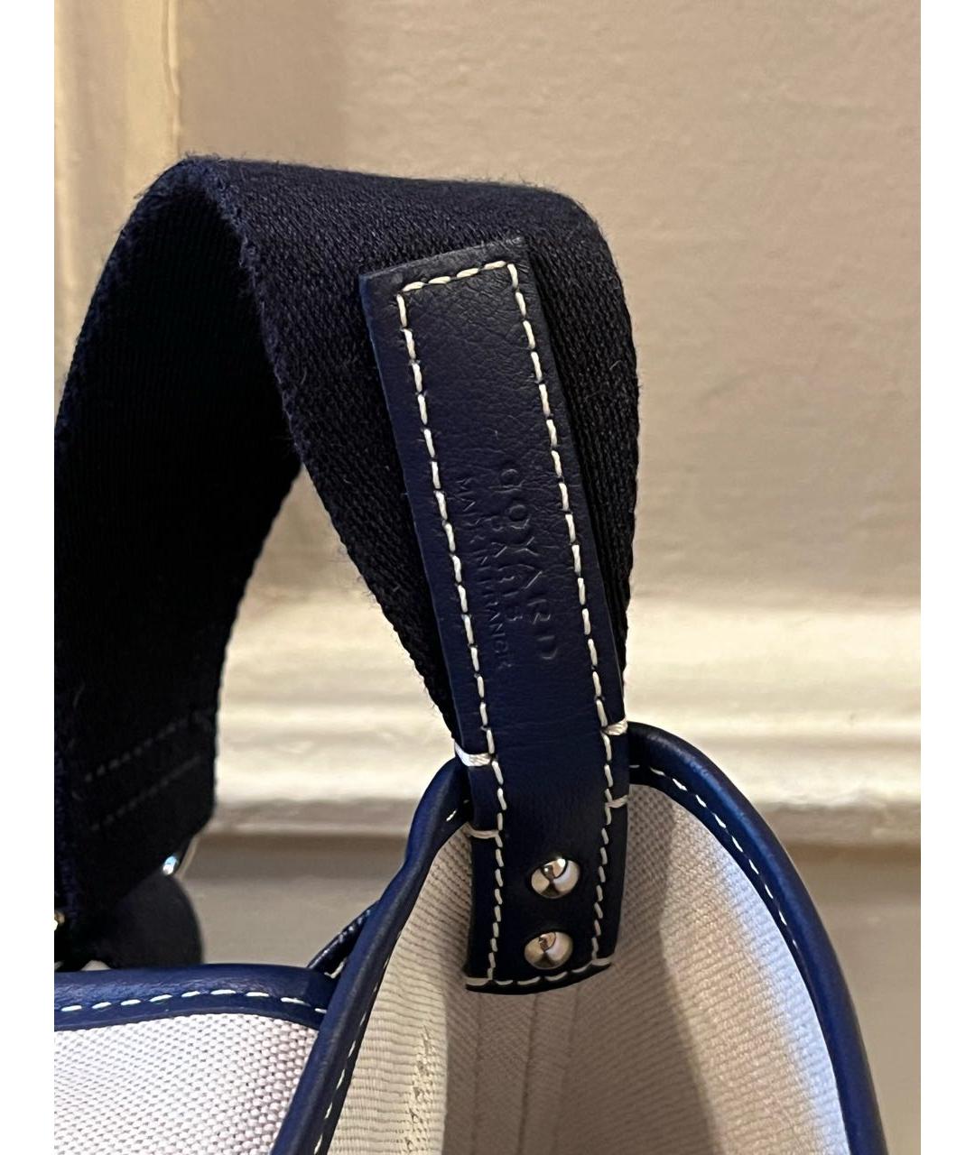 GOYARD Темно-синяя сумка на плечо, фото 8