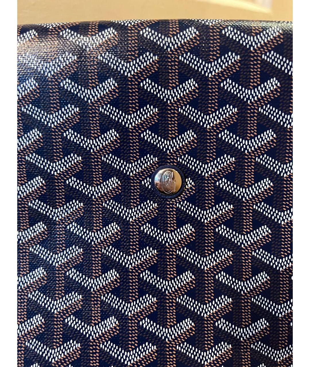 GOYARD Темно-синяя сумка на плечо, фото 4