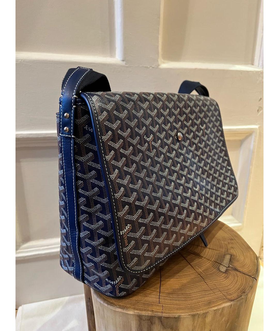 GOYARD Темно-синяя сумка на плечо, фото 2