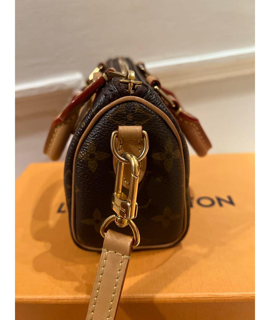 LOUIS VUITTON Коричневая сумка через плечо, фото 4