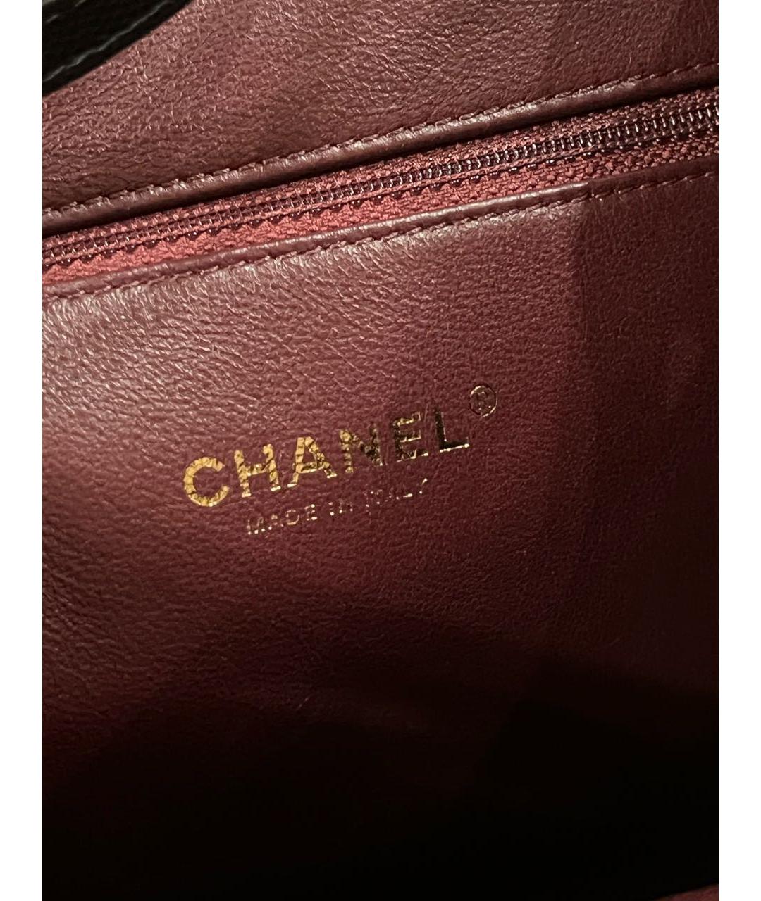 CHANEL Черный кожаный рюкзак, фото 7