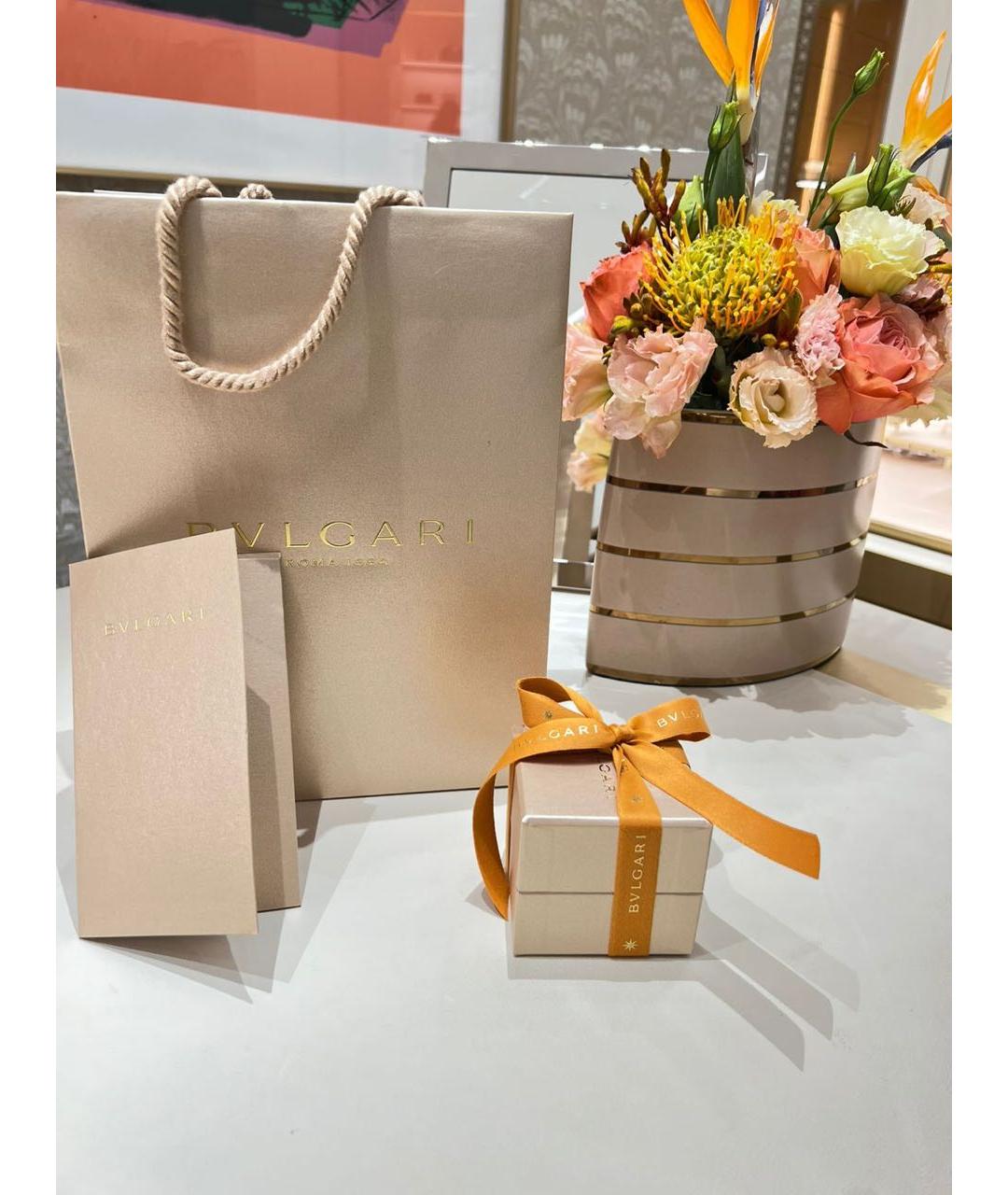 BVLGARI Серебряное кольцо из белого золота, фото 3