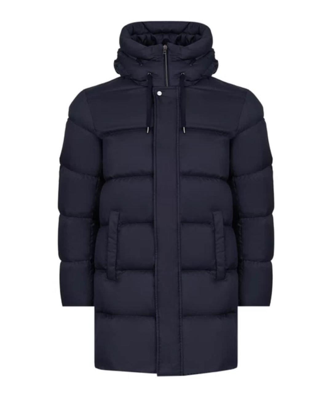 HERNO Черный полиэстеровый пуховик, фото 1