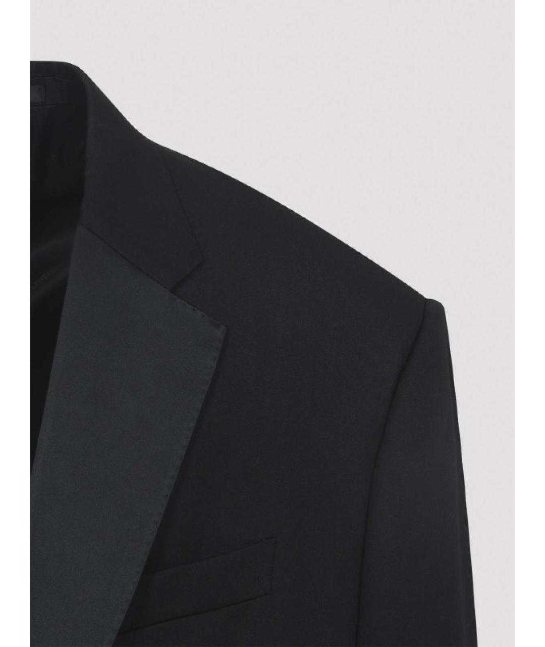 BALENCIAGA Черный шерстяной пиджак, фото 4