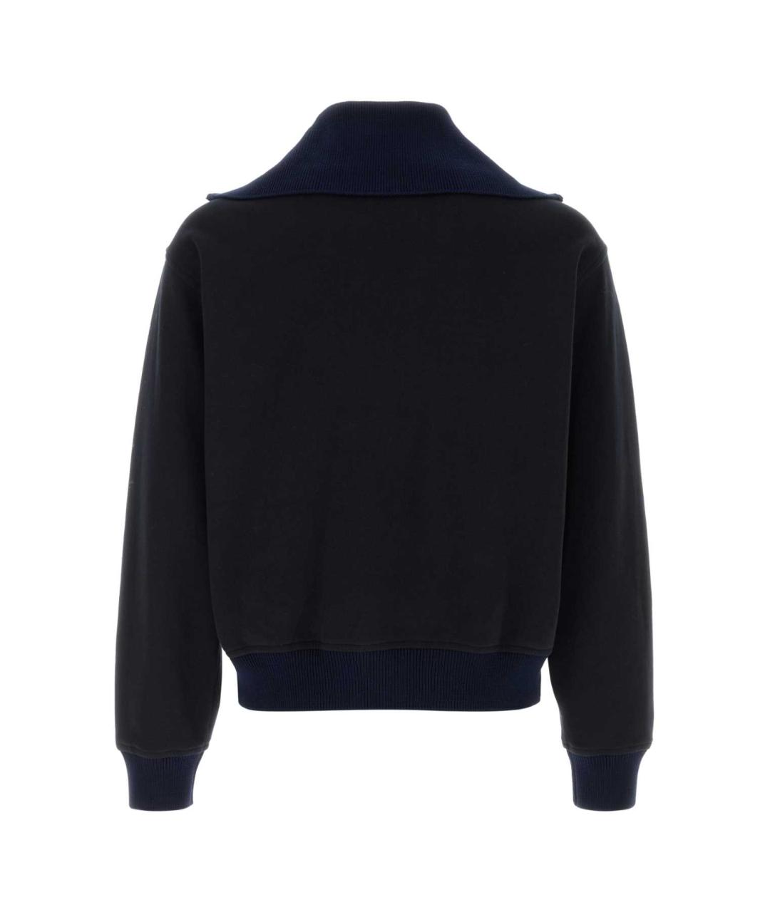 JIL SANDER Синий хлопковый джемпер / свитер, фото 2