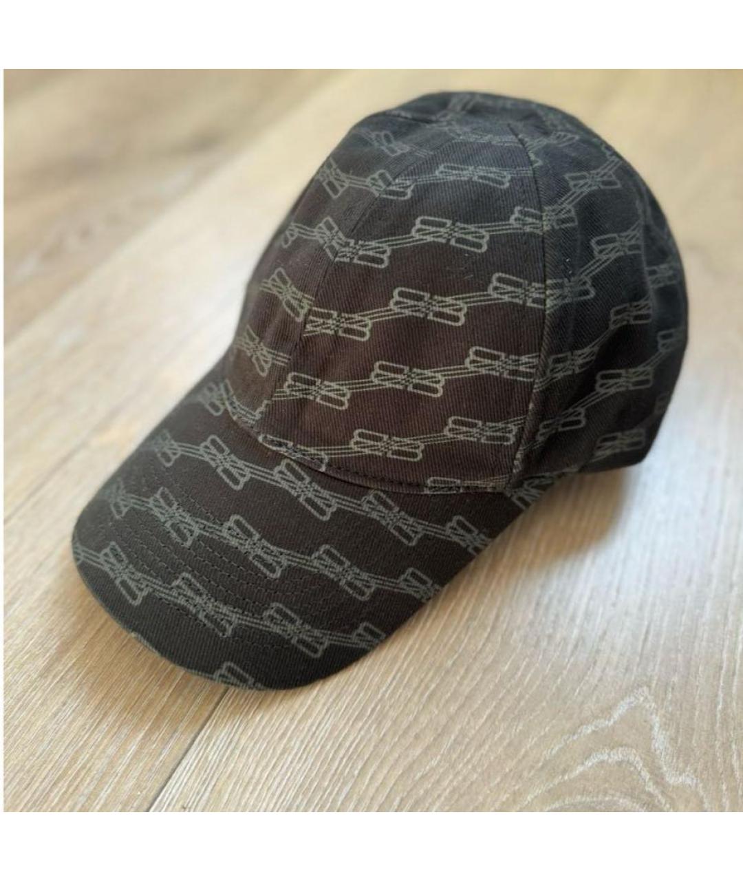 BALENCIAGA Серая хлопковая кепка, фото 2