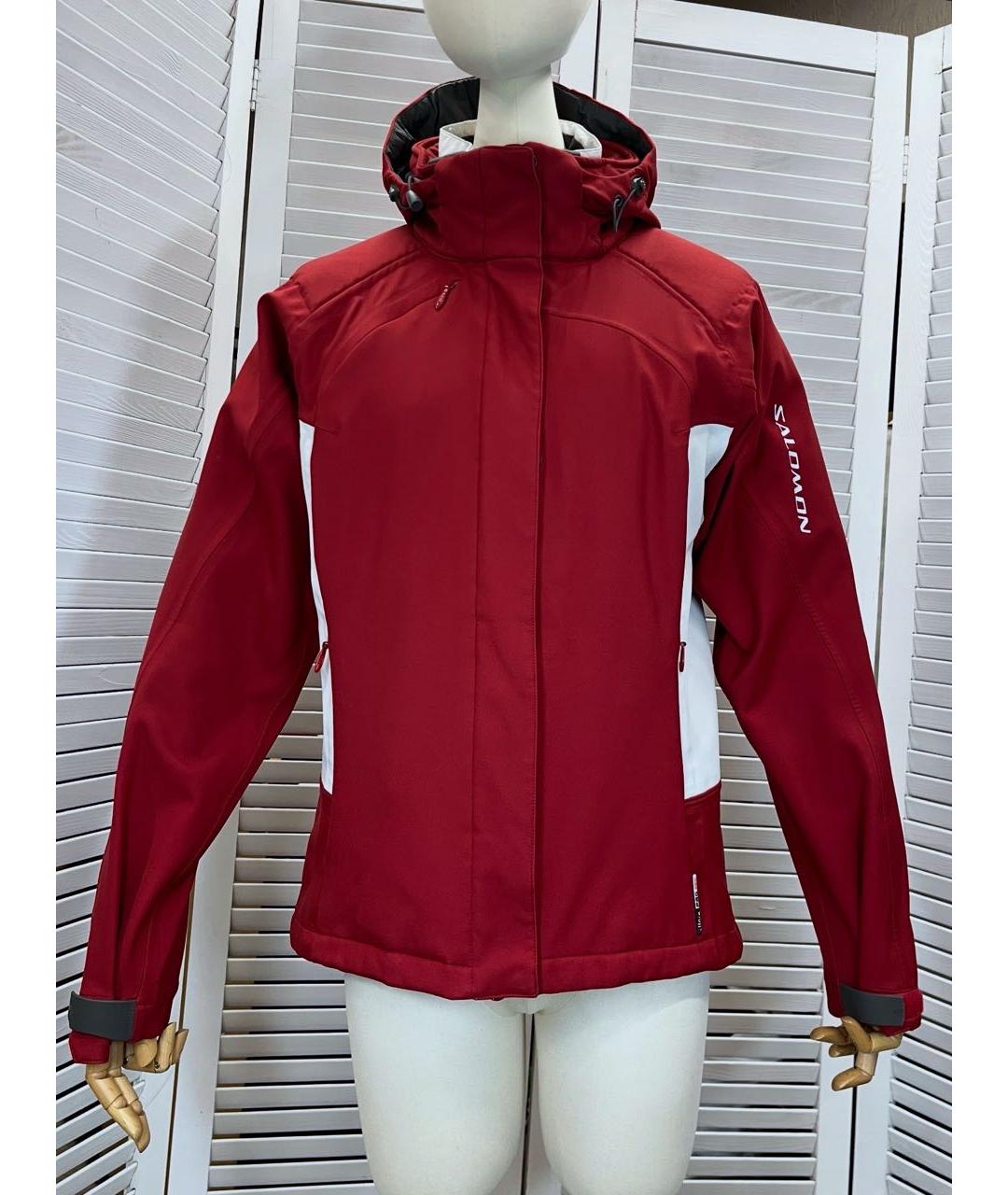 SALOMON Красная полиэстеровая куртка, фото 9