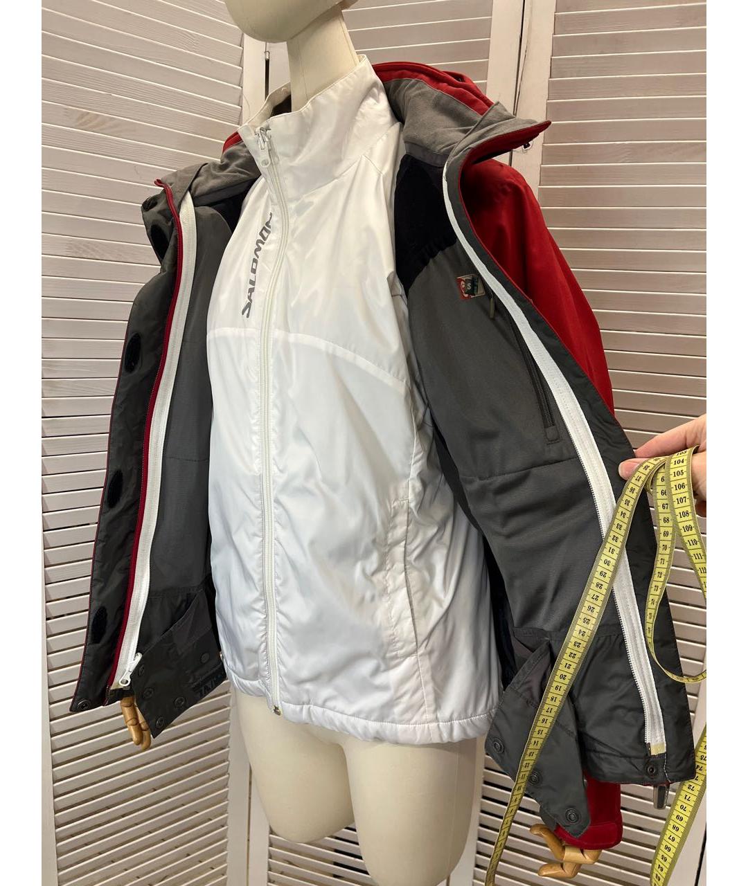 SALOMON Красная полиэстеровая куртка, фото 8