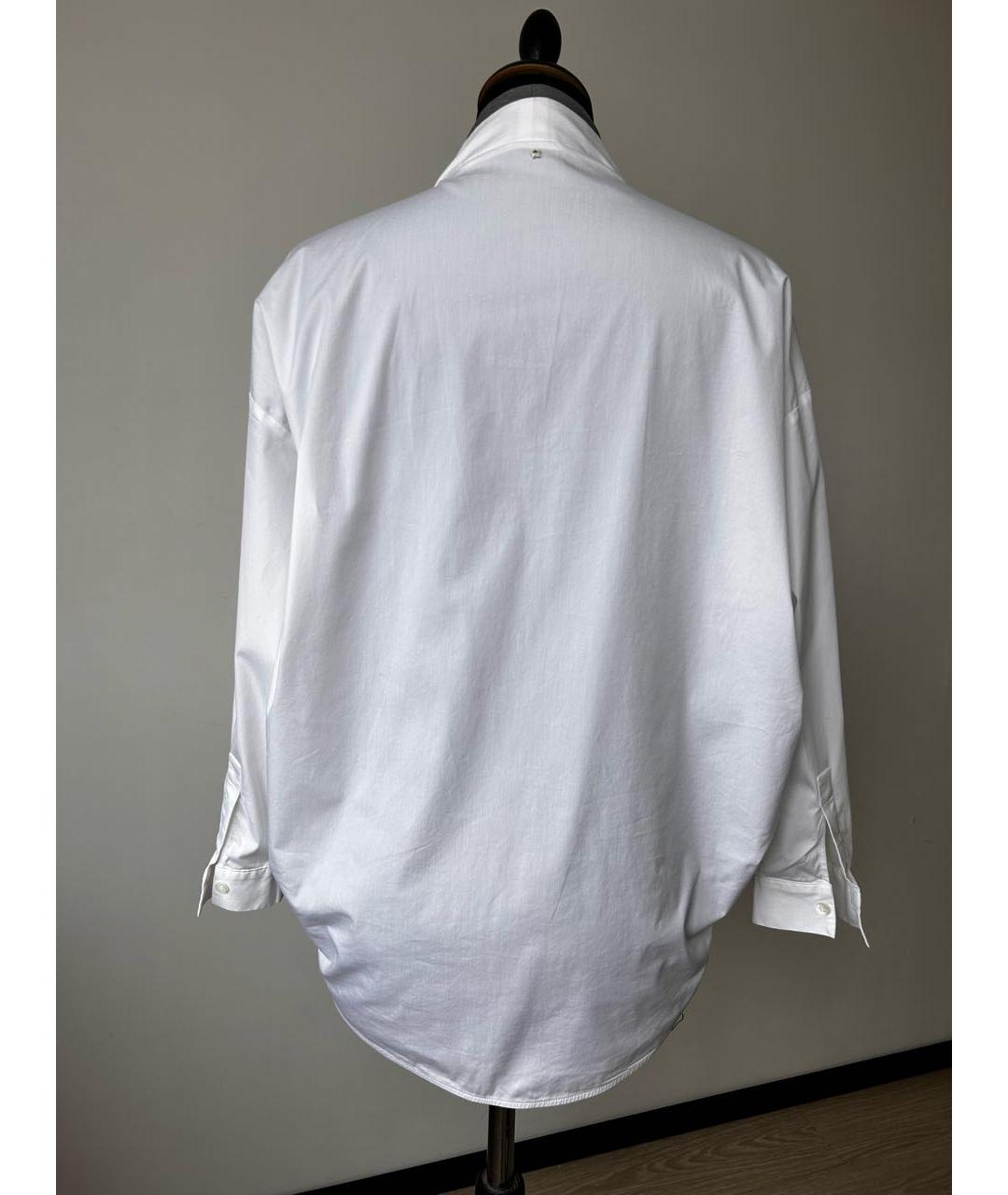 LORENA ANTONIAZZI Белая хлопковая рубашка, фото 2