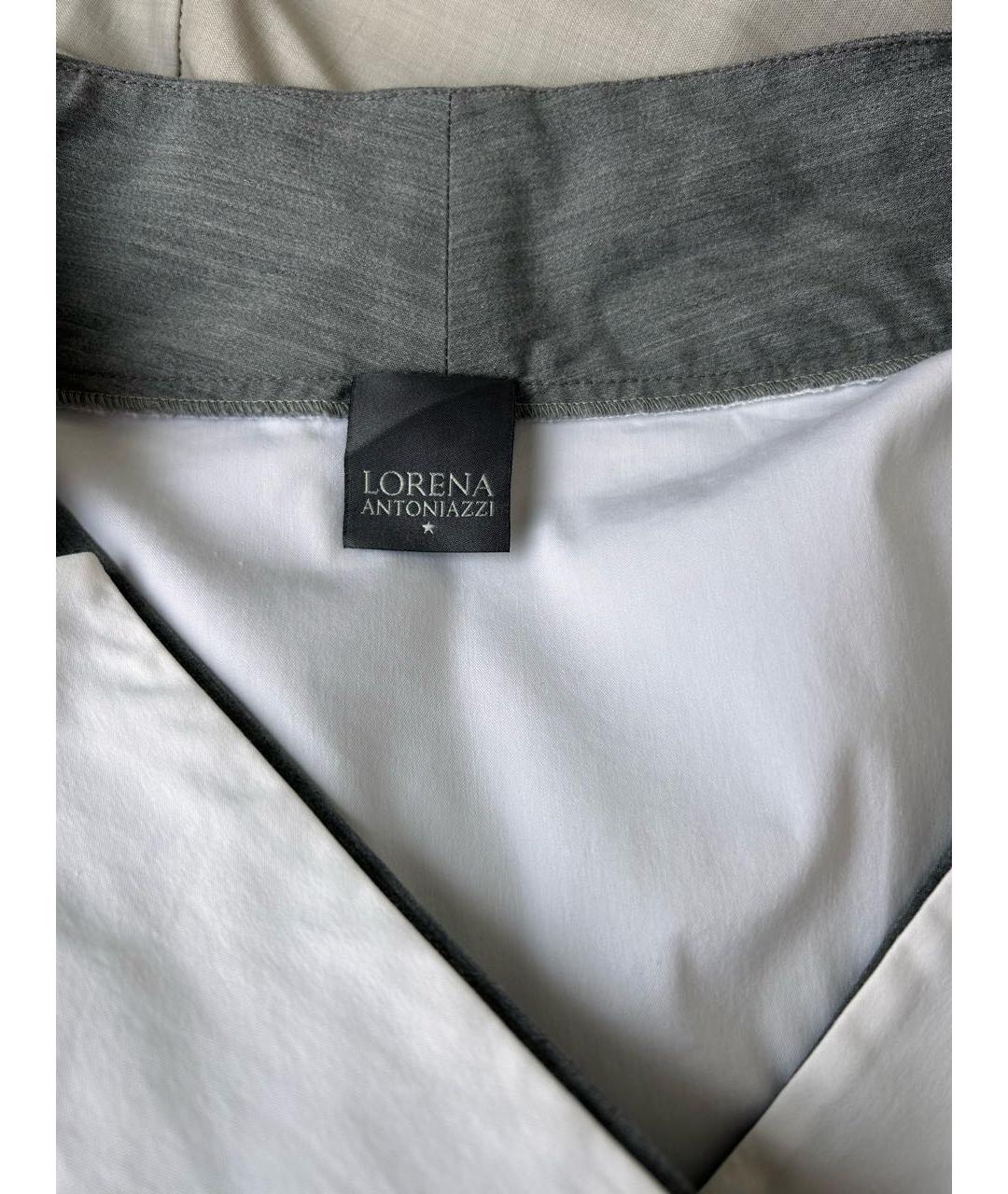 LORENA ANTONIAZZI Белая хлопковая рубашка, фото 3