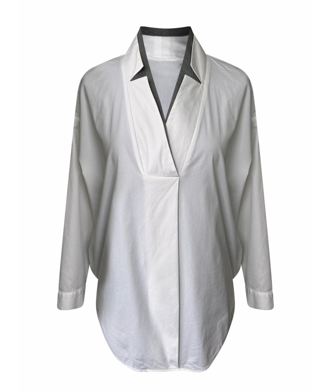 LORENA ANTONIAZZI Белая хлопковая рубашка, фото 1