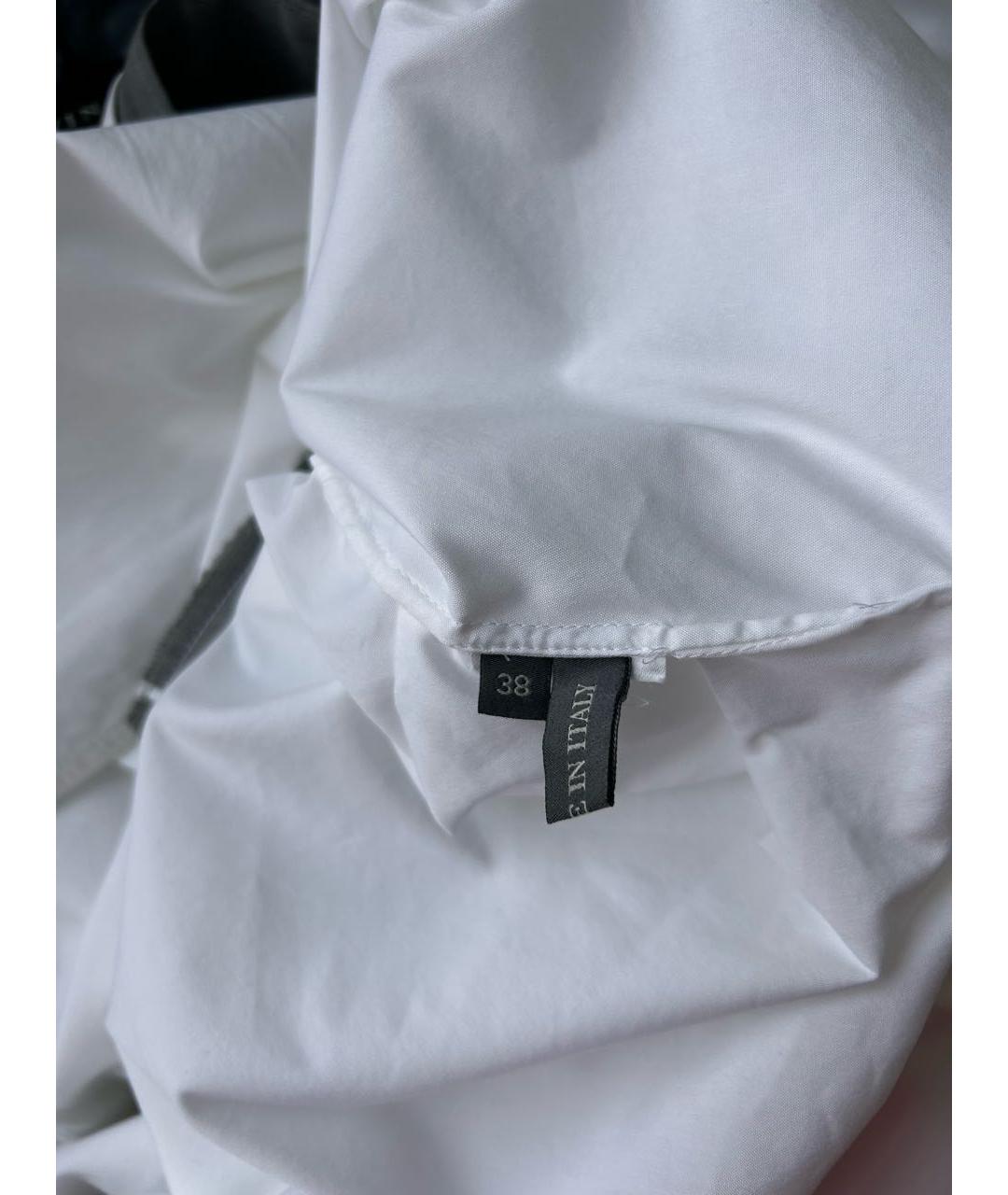 LORENA ANTONIAZZI Белая хлопковая рубашка, фото 8