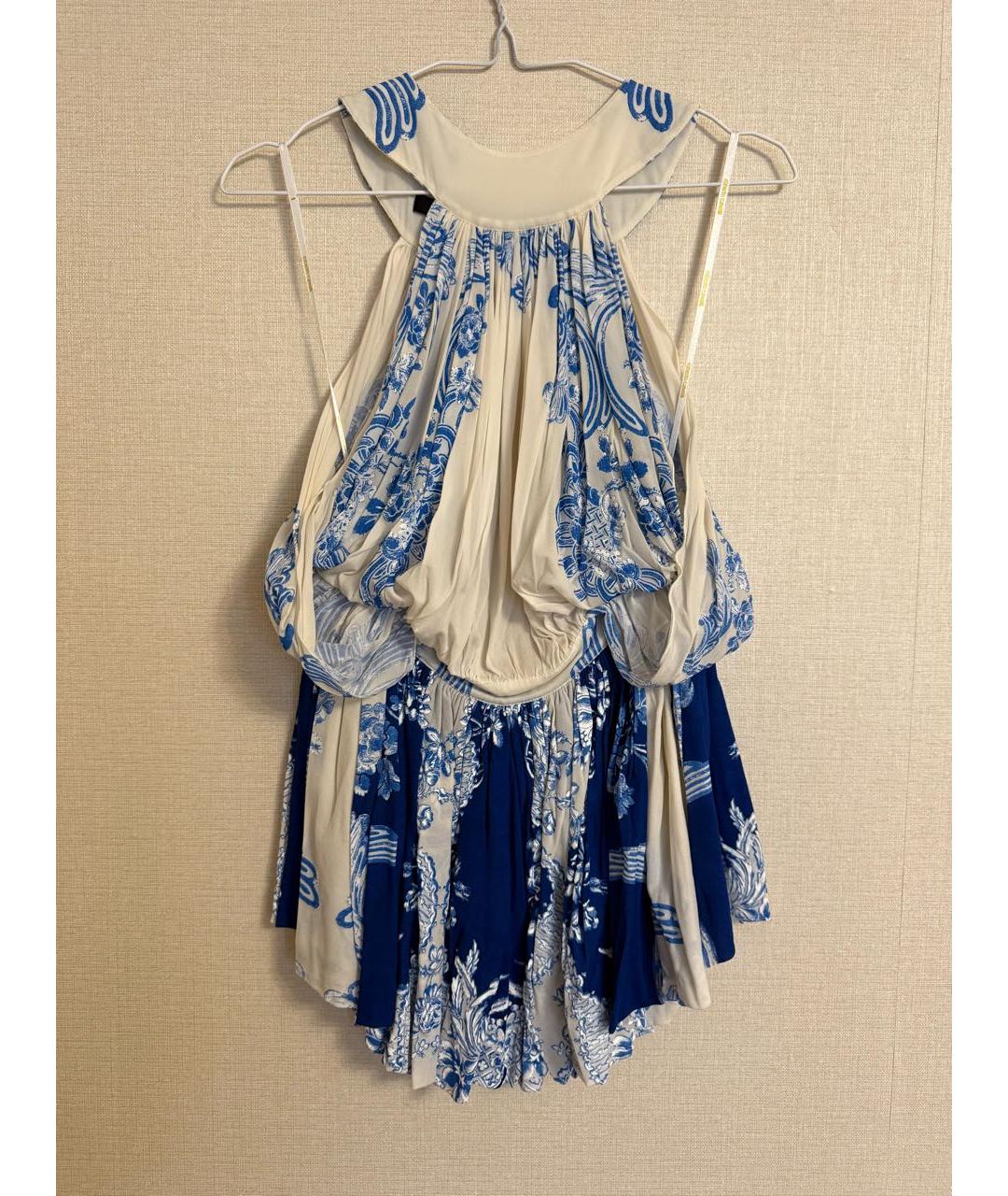 ROBERTO CAVALLI Синее платье, фото 7