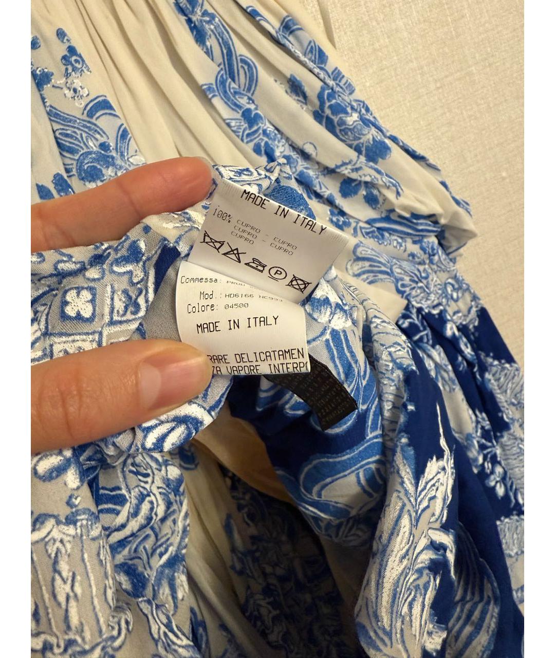 ROBERTO CAVALLI Синее платье, фото 5