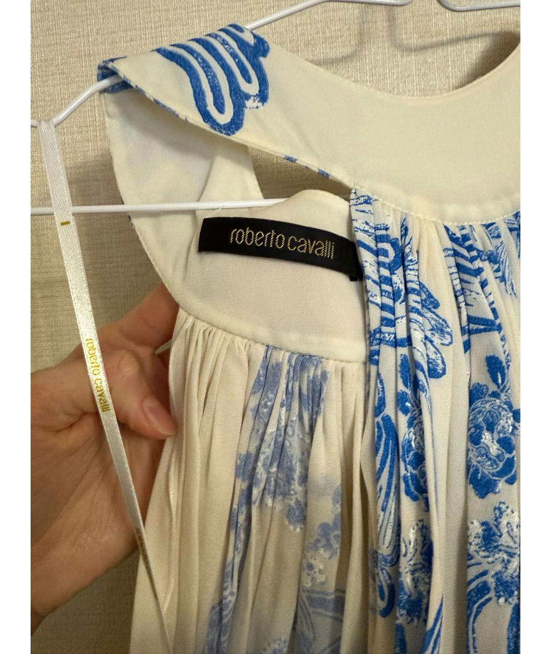 ROBERTO CAVALLI Синее платье, фото 3