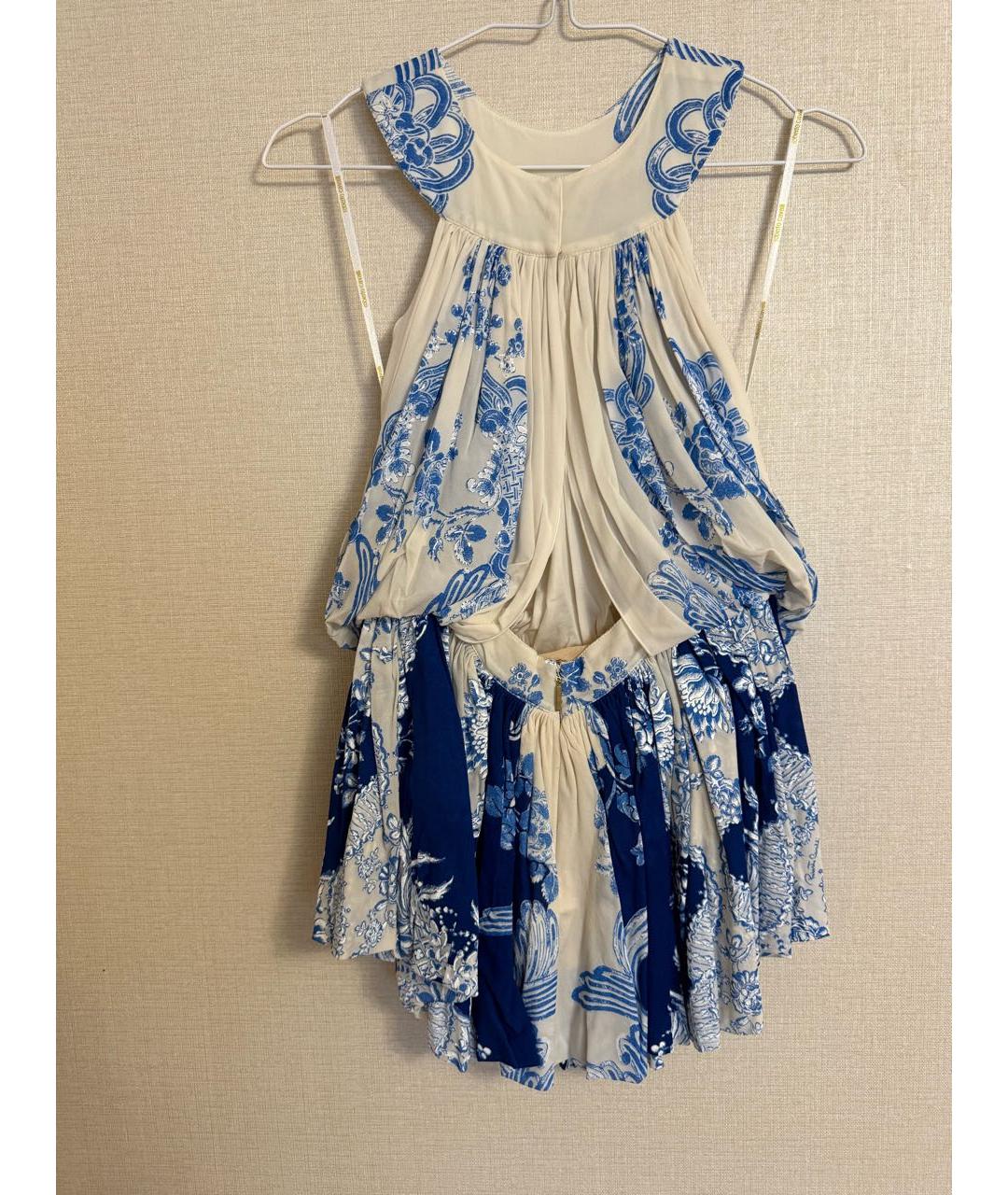 ROBERTO CAVALLI Синее платье, фото 2