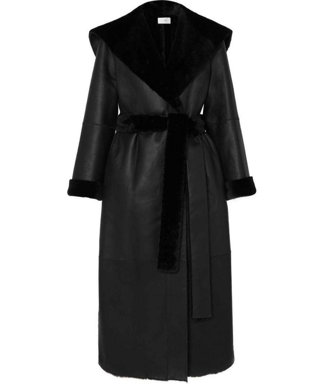 THE ROW Черная замшевая дубленка, фото 2