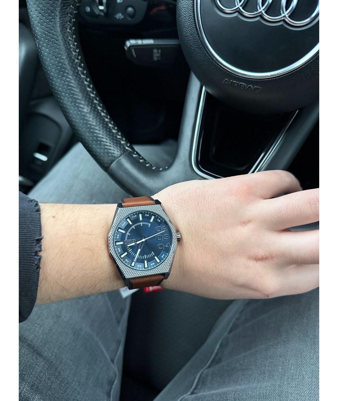 DIESEL Синие стальные часы, фото 6