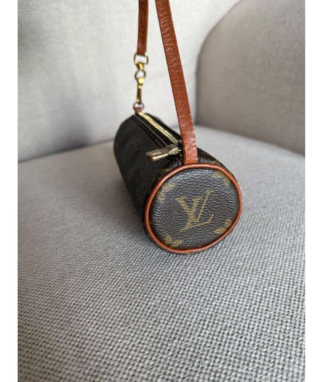 LOUIS VUITTON Коричневая сумка с короткими ручками, фото 2