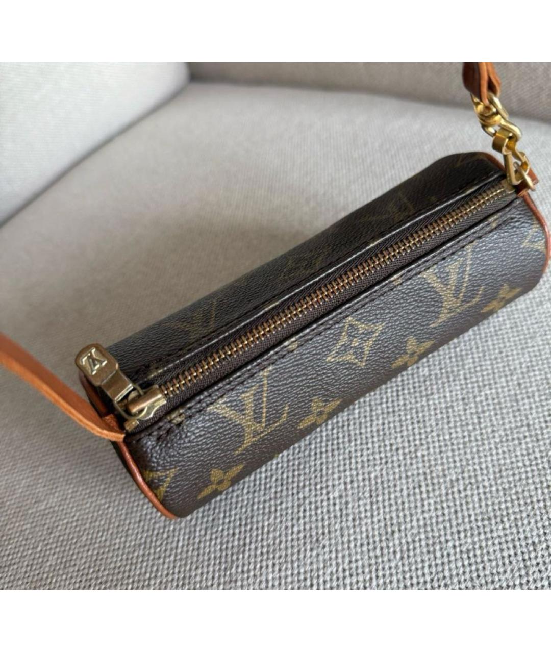 LOUIS VUITTON Коричневая сумка с короткими ручками, фото 4