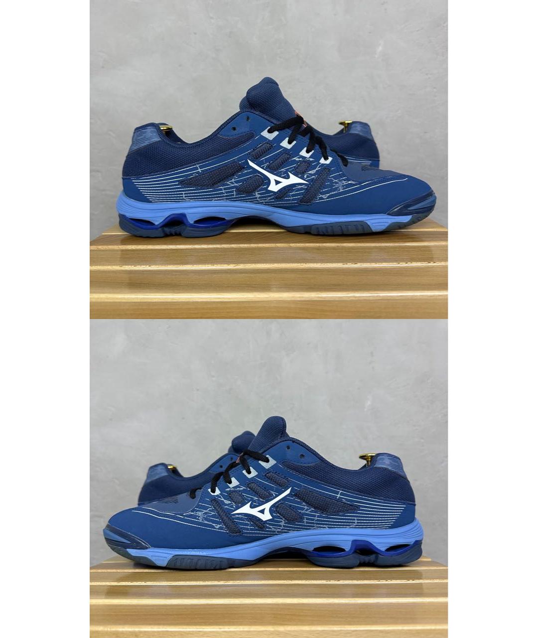 MIZUNO Синие низкие кроссовки / кеды, фото 4