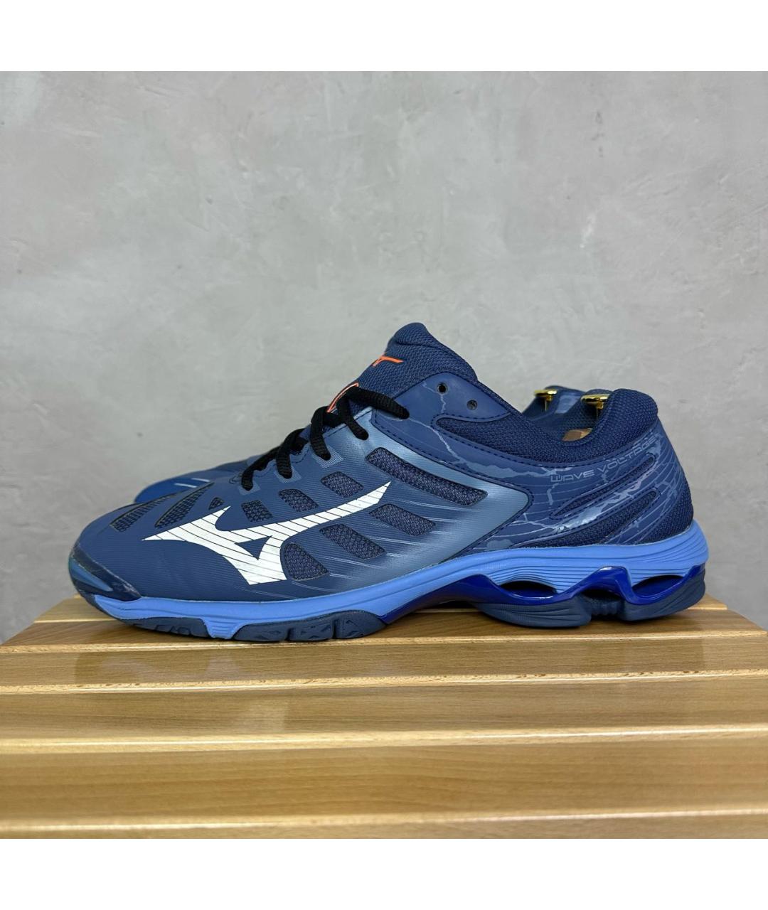 MIZUNO Синие низкие кроссовки / кеды, фото 2