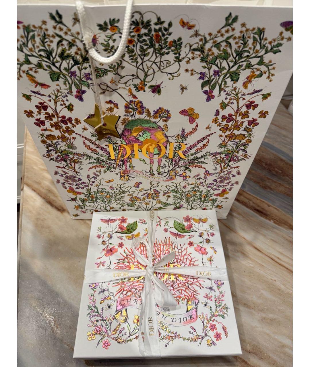 CHRISTIAN DIOR Розовый хлопковый платок, фото 4