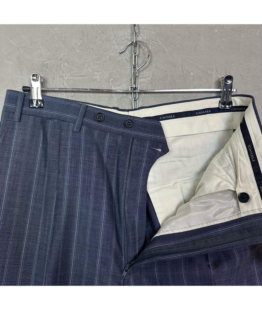 CANALI Синий классический костюм, фото 7