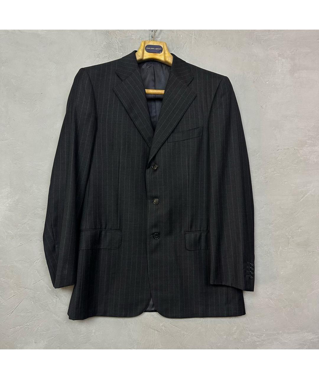 ERMENEGILDO ZEGNA XXX Антрацитовый классический костюм, фото 9