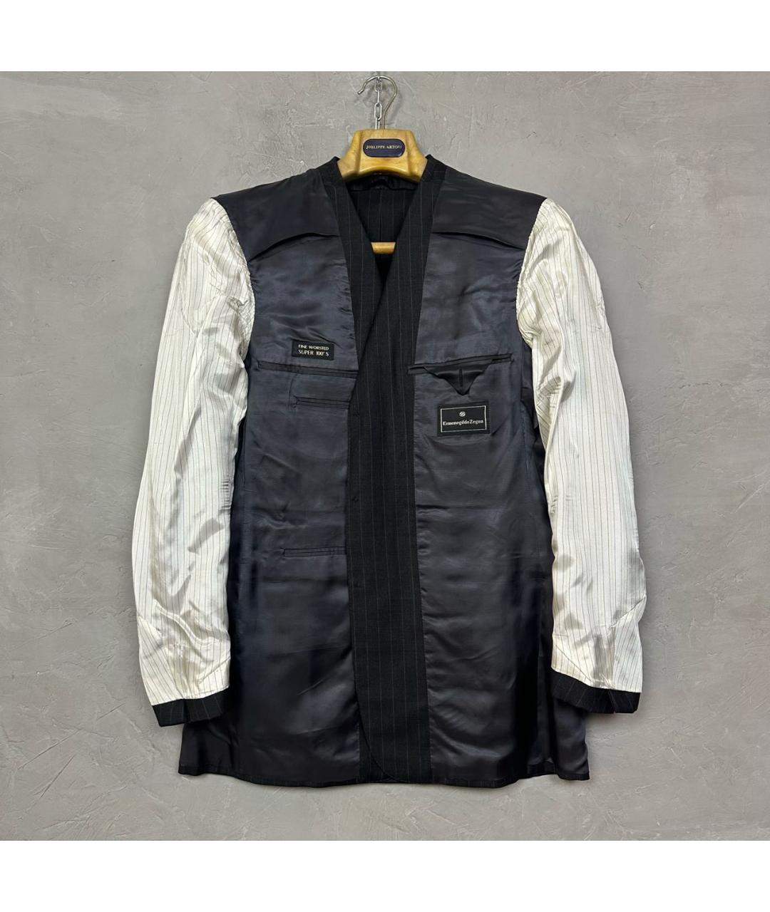 ERMENEGILDO ZEGNA XXX Антрацитовый классический костюм, фото 5