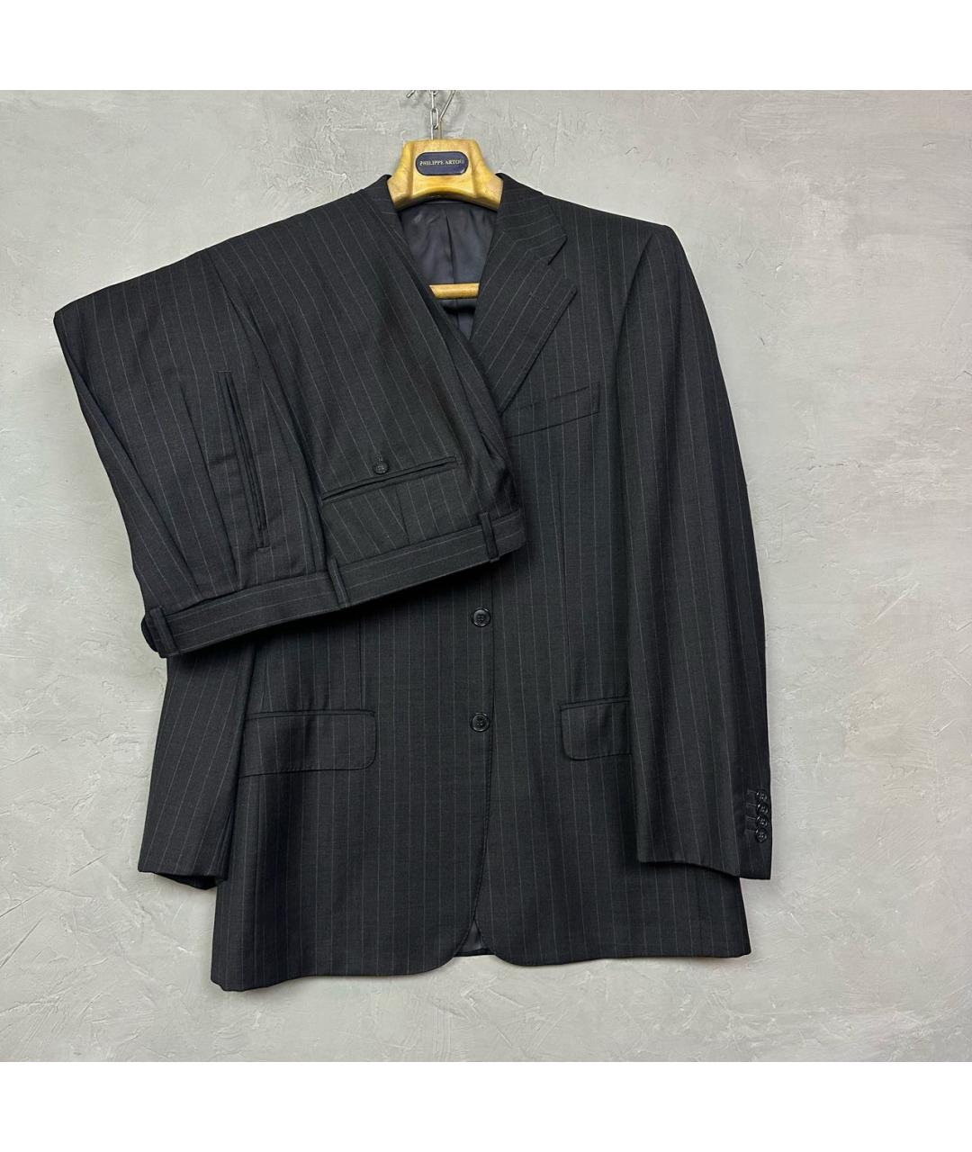 ERMENEGILDO ZEGNA XXX Антрацитовый классический костюм, фото 3