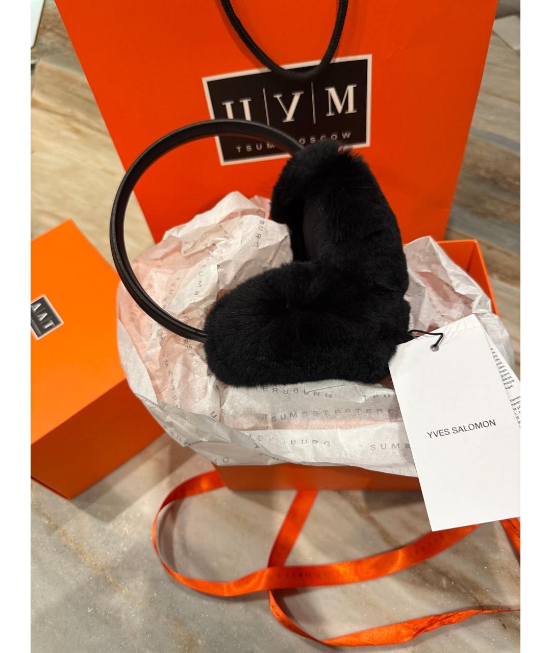 YVES SALOMON Черные наушники, фото 5