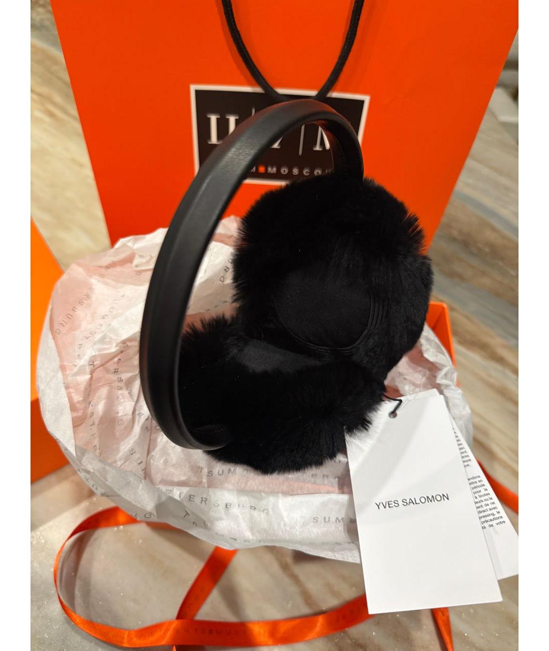 YVES SALOMON Черные наушники, фото 2