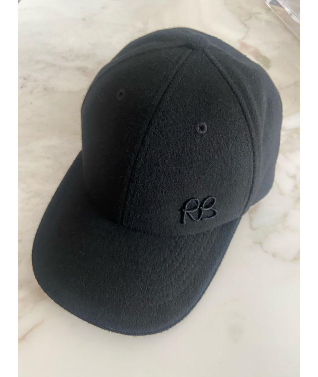 RUSLAN BAGINSKIY Черная шерстяная кепка, фото 5