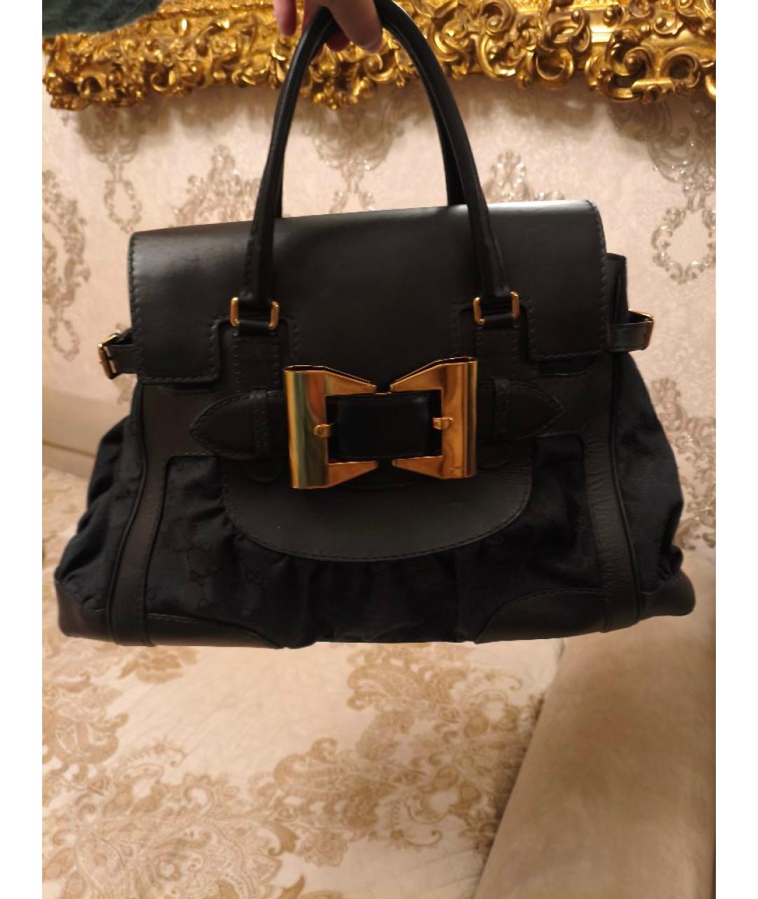 GUCCI Черная сумка с короткими ручками, фото 10