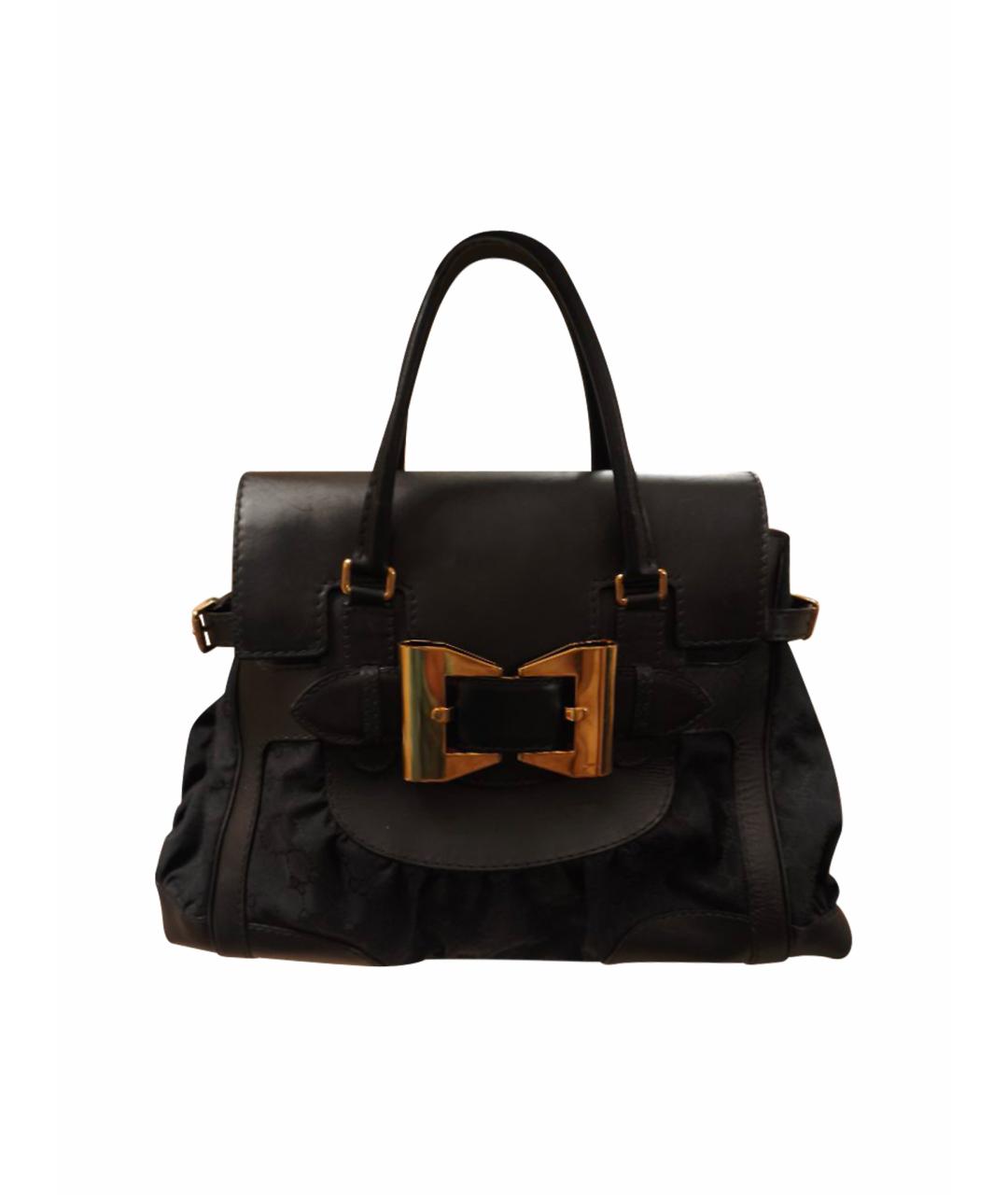 GUCCI Черная сумка с короткими ручками, фото 1