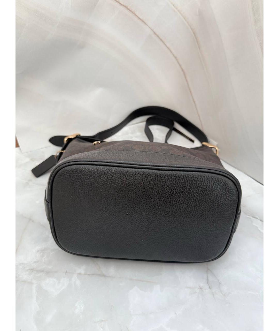 COACH Коричневая сумка через плечо, фото 6