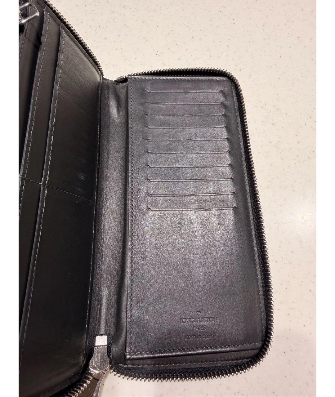 LOUIS VUITTON Черный кошелек, фото 5