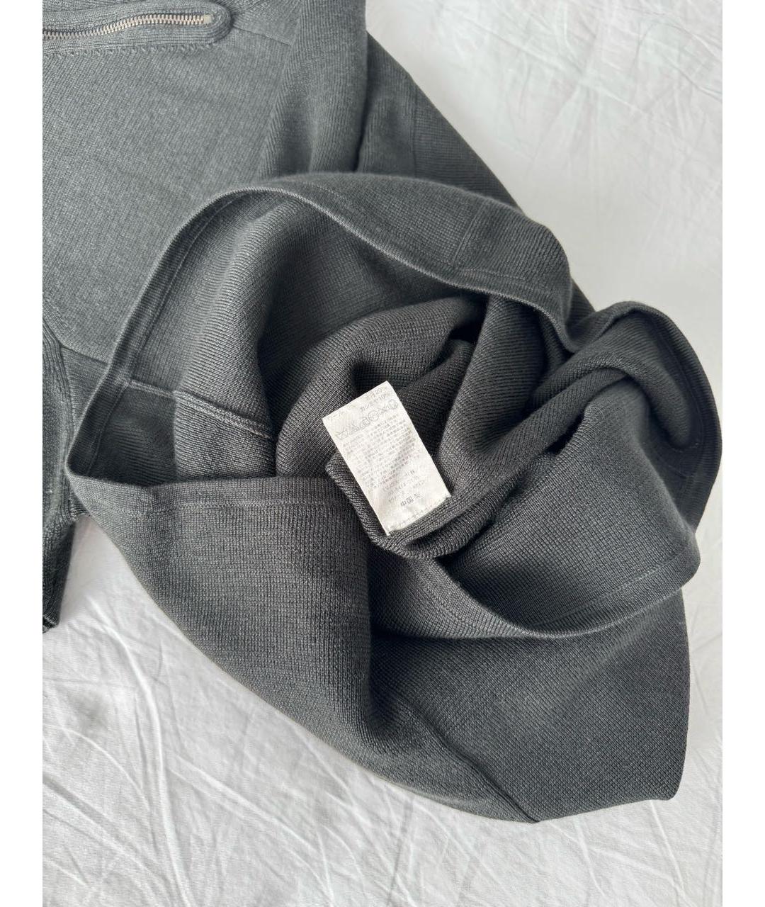 CELINE Черное шерстяное повседневное платье, фото 6