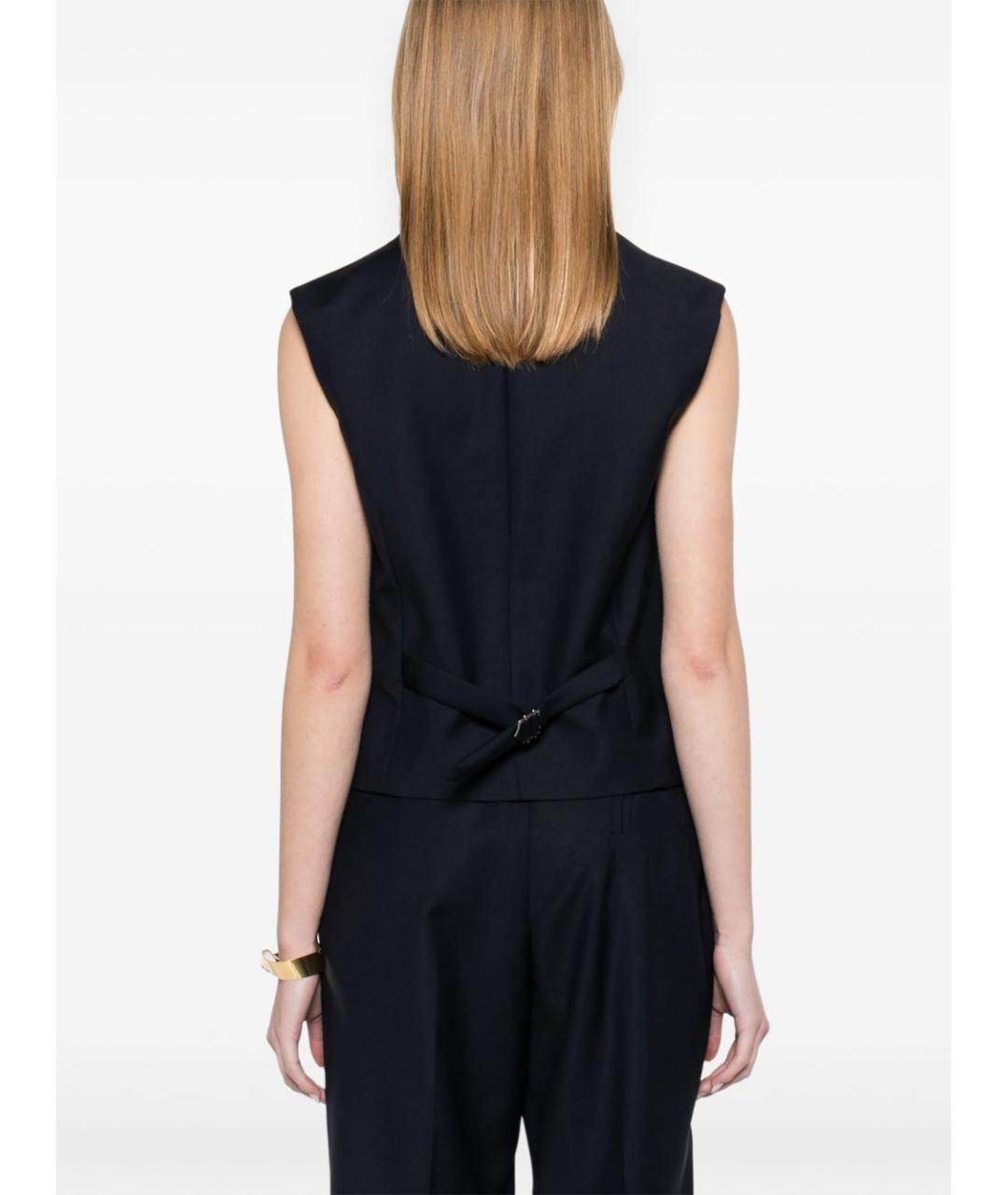 BLAZE MILANO Синяя шерстяная жилетка, фото 3