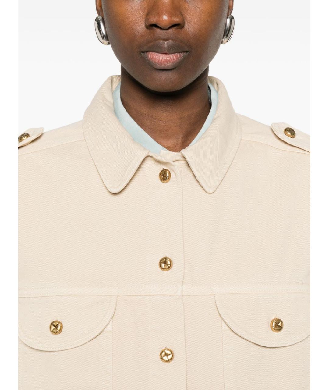 BLAZE MILANO Бежевая хлопковая куртка, фото 3