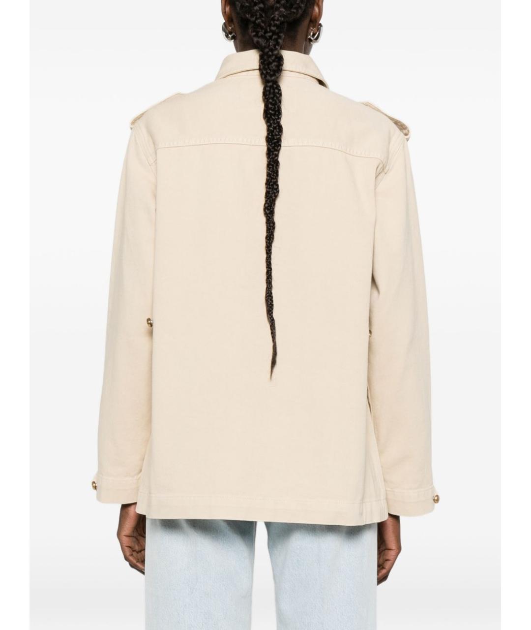 BLAZE MILANO Бежевая хлопковая куртка, фото 4