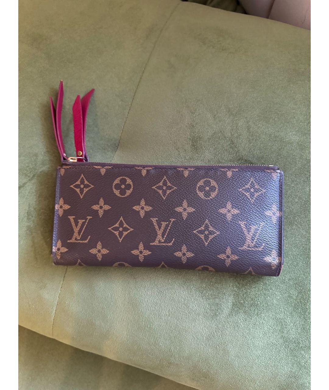 LOUIS VUITTON Бежевый кошелек, фото 7