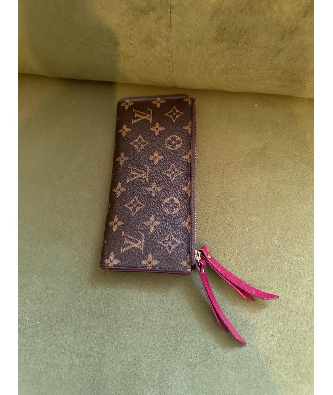 LOUIS VUITTON Бежевый кошелек, фото 6