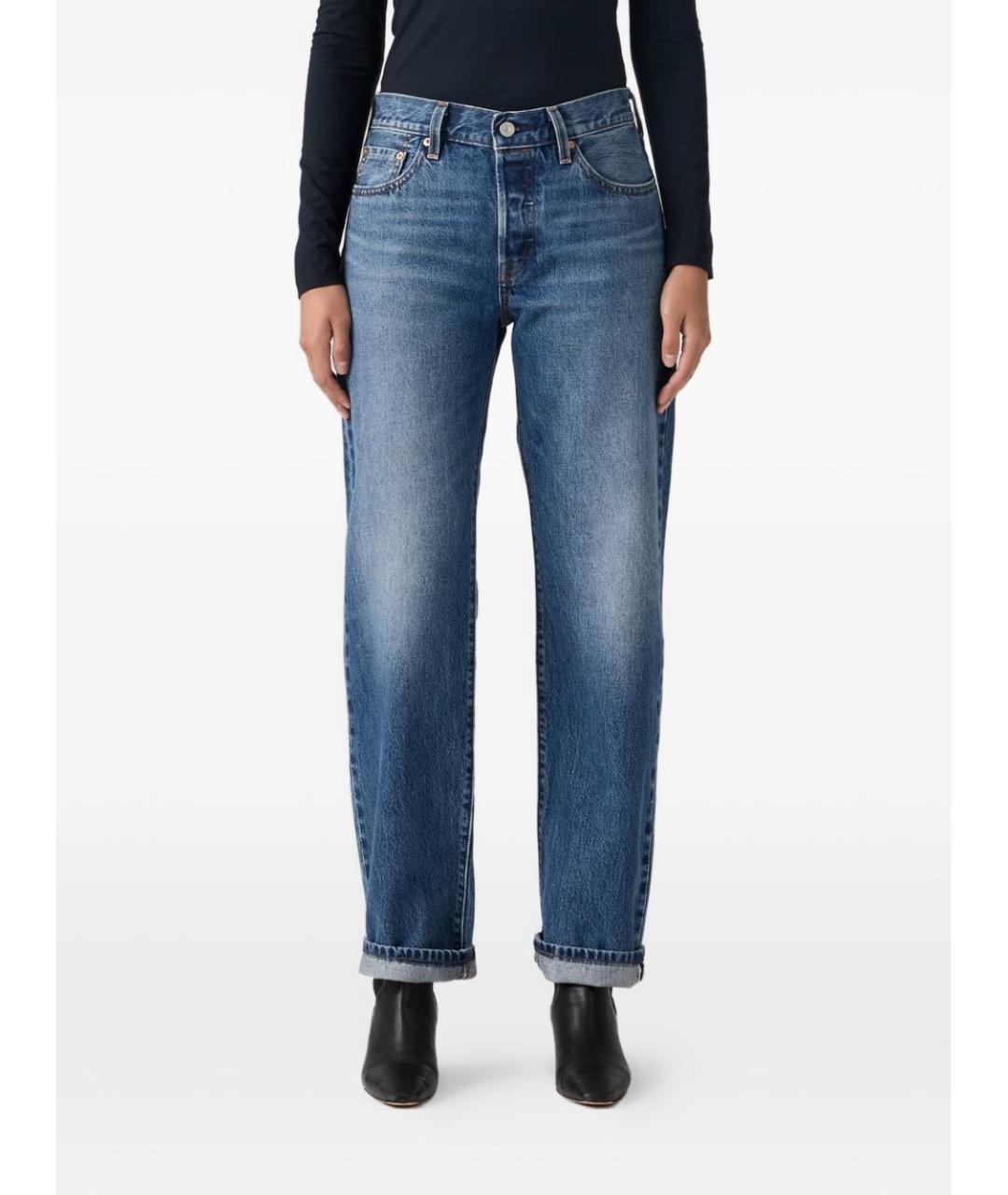 LEVI'S Хлопковые прямые джинсы, фото 3
