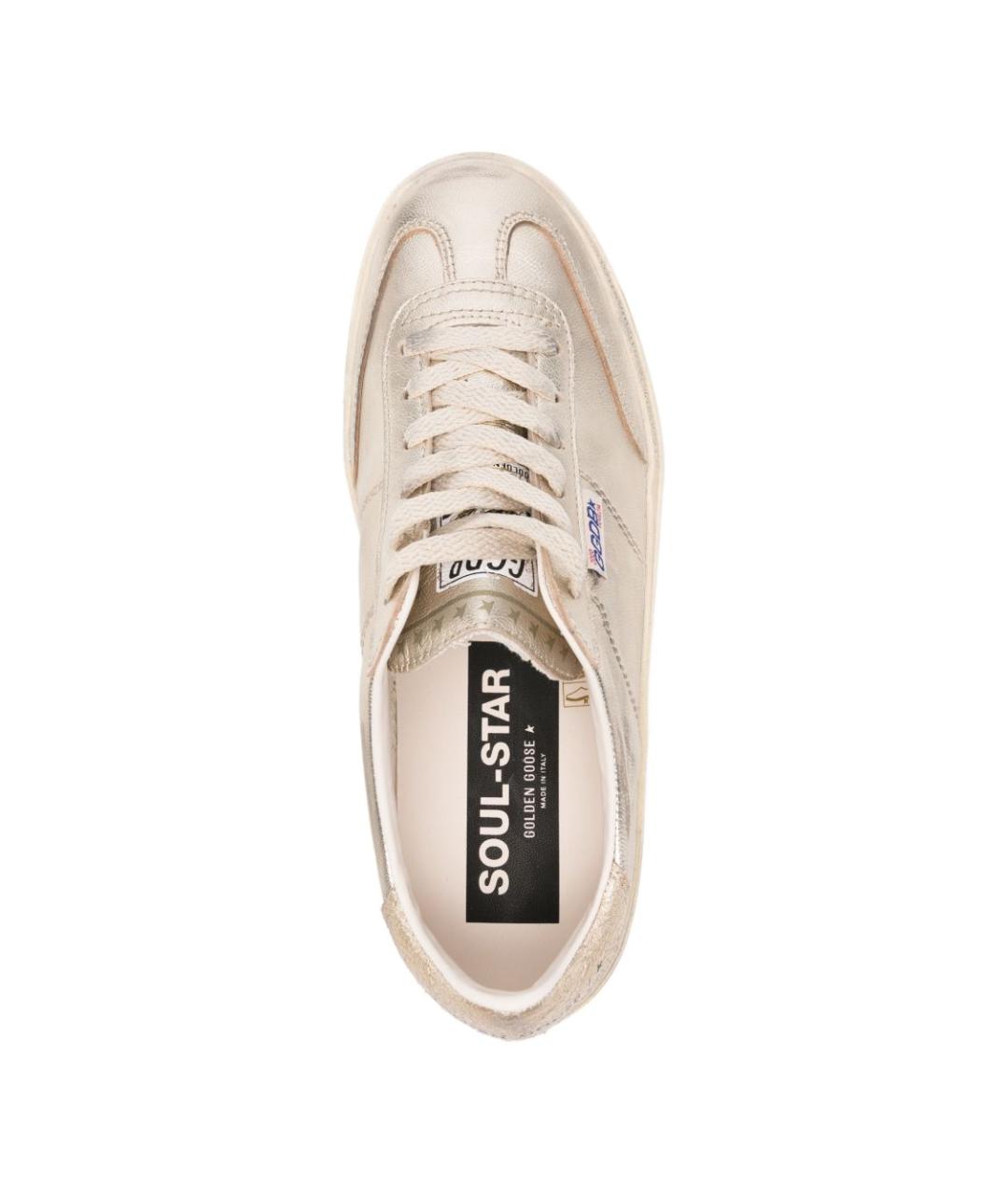 GOLDEN GOOSE DELUXE BRAND Мульти кожаные кеды, фото 4