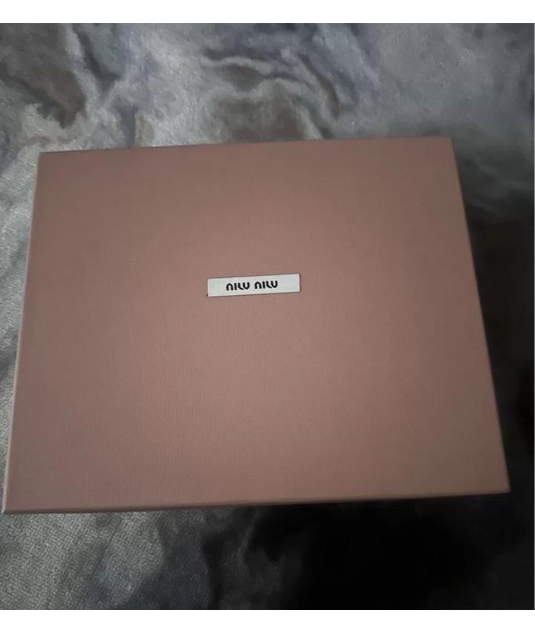 MIU MIU Розовая кожаная сумка с короткими ручками, фото 8